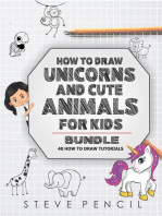 How To Draw Unicorns And Cute Animals BUNDLE: 40 How To Draw Tutorials: How To Draw Unicorns And Cute Animals, #3