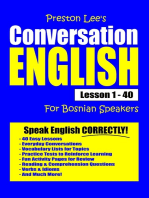 Preston Lee's Conversation English For Bosnian Speakers Lesson 1: 40