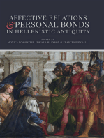 Affective Relations and Personal Bonds in Hellenistic Antiquity: Studies in honor of Elizabeth D. Carney