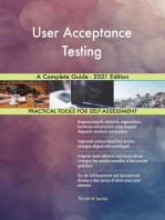User Acceptance Testing A Complete Guide - 2021 Edition