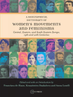 A Biographical Dictionary of Women's Movements and Feminisms: Central, Eastern, and South Eastern Europe, 19th and 20th Centuries