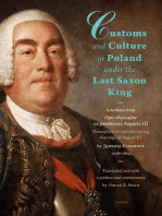 Customs and Culture in Poland under the Last Saxon King