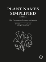 Plant Names Simplified: Their Pronunciation, Derivation and Meaning (3rd Edition)