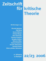 Zeitschrift für kritische Theorie / Zeitschrift für kritische Theorie, Heft 22/23: 12. Jahrgang (2006)