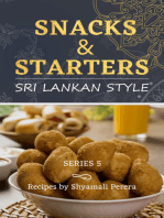 Snacks & Starters Sri Lankan Style