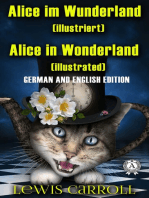 Alice im Wunderland. Illustriert. Alice in Wonderland. Illustrated: German and English edition