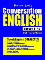 Preston Lee's Conversation English For Taiwanese Lesson 1: 40