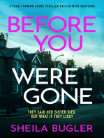 Before You Were Gone: A completely gripping crime thriller packed with suspense