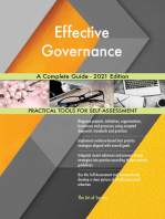 Effective Governance A Complete Guide - 2021 Edition