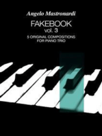Fakebook Vol. 3. 5 original compositions for piano trio