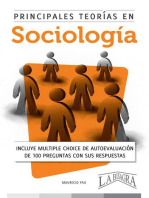 Principales Teorías en Sociología: PRINCIPALES TEORÍAS