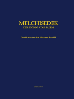 Melchisedek, der König von Salem: Geschichten aus dem Altertum, Band II