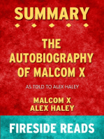 Summary of The Autobiography of Malcolm X: As Told to Alex Haley by Malcolm X and Alex Haley