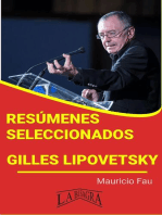 Resúmenes Seleccionados: Gilles Lipovetsky: RESÚMENES SELECCIONADOS