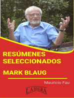 Resúmenes Seleccionados: Mark Blaug: RESÚMENES SELECCIONADOS