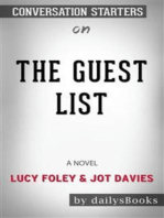 The Guest List: A Novel by Lucy Foley & Jot Davies: Conversation Starters
