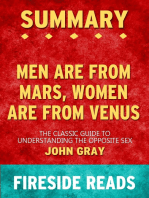 Summary of Men Are from Mars, Women Are From Venus