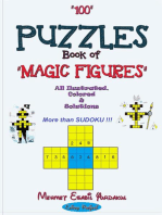100 Puzzles Book of Magic Figures: "All Illustrated, Colored & Solutions"