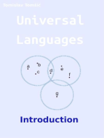 Universal Languages Introduction