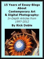 15 Years of Essay-Blogs About Contemporary Art & Digital Photography