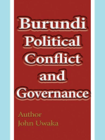 Burundi Political Conflict and Governance