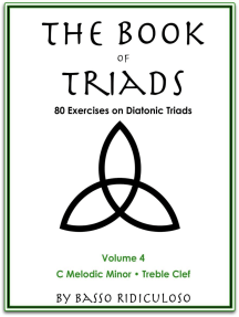 The Book Of Triads Treble Clef Edition By Basso Ridiculoso Ebook Scribd