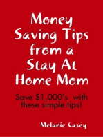 Money Saving Tips from a Stay At Home Mom