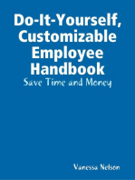 Do-It-Yourself, Customizable Employee Handbook
