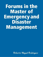 Forums in the Master of Emergency and Disaster Management