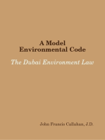 A Model Environmental Code: The Dubai Environment Law