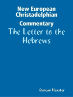 New European Christadelphian Commentary