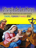 Liturgia de las Horas Breviario romano: En español, en orden, todos los días de enero, febrero y marzo 2021