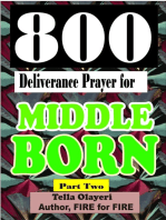 800 Deliverance Prayer for Middle Born: Daily Devotional for Teen and Adult