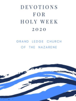 Devotions for Holy Week 2020