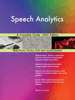 Speech Analytics A Complete Guide - 2021 Edition