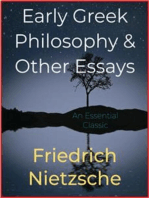 Early Greek Philosophy & Other Essays