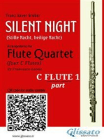 Flute 1 part "Silent Night" for Flute Quartet
