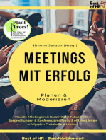 Meetings mit Erfolg planen & moderieren: Visuelle Meetings mit Kreativität & Fokus halten, Besprechungen & Konferenzen effektiv & effizient leiten, erfolgreich Protokolle schreiben