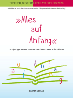 "Alles auf Anfang": 55 junge Autorinnen und Autoren schreiben