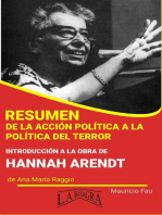 Resumen de De la Acción Política a la Política del Terror. Introducción a la obra de Hannah Arendt: RESÚMENES UNIVERSITARIOS