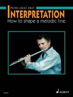 Interpretation: How to shape a melodic line