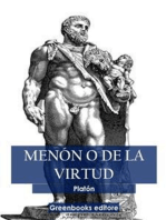 Menón o de la virtud