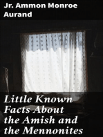 Little Known Facts About the Amish and the Mennonites