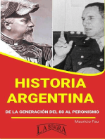 Historia Argentina de la Generación del 80 al Peronismo: RESÚMENES UNIVERSITARIOS