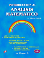 INTRODUCCIÓN AL ANÁLISIS MATEMÁTICO