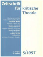 Zeitschrift für kritische Theorie / Zeitschrift für kritische Theorie, Heft 5: 3. Jahrgang (1997)