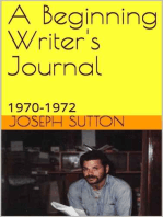 A Beginning Writer's Journal