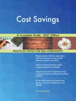 Cost Savings A Complete Guide - 2021 Edition