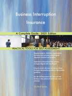 Business Interruption Insurance A Complete Guide - 2021 Edition