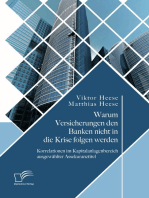 Warum Versicherungen den Banken nicht in die Krise folgen werden: Korrelationen im Kapitalanlagenbereich ausgewählter Assekuranztitel